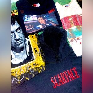 ‼️BUNDLE‼️ SCARFACE - 4 Piece* [Bundle]  (Hoodie + 3 Tees)